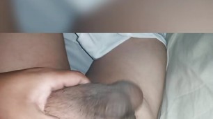 Bator bro chubby exhibitionist smallcock flaccid playing whith camera
