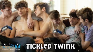 NastyTwinks - Tickled Twink - Zayne Bright Doesn't Want to Give Up Controller, Donavin and Jayden Tickle and Fuck to Make Him