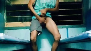 Sexy Indian Gay Boy Masturbating In Indian Train
