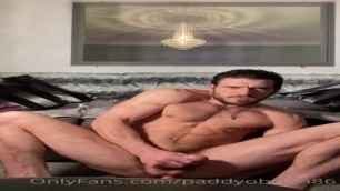 Paddy OBrian Sex toy bate and cum