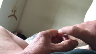 Nearly nine minutes of good long foreskin stretching !