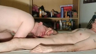 Sensual blowjob for Stepdaddy for more allowance