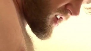 Very handsome bearded men fucking And kissing