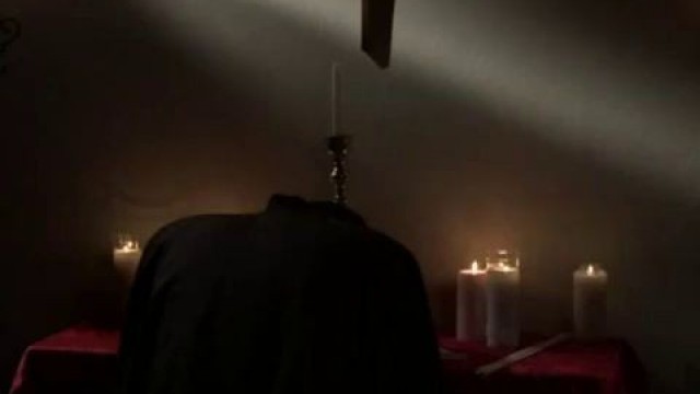 Handsome catholic priest gets fucked by a hot parishioner