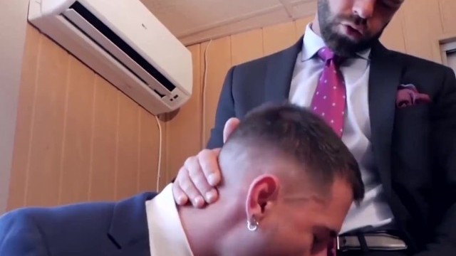 Gay Businessmen Ass Bang After Blowjobgay