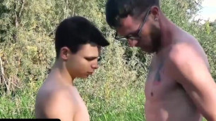 Young Stepson Austin Xanders Gets Outdoor Experience With Daddygay