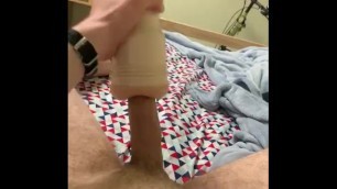 Soldier Fucks Fleshlight Instead of Working Out in the Morninggay