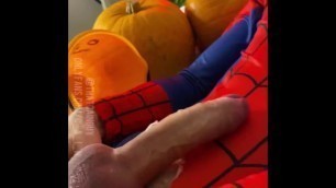 Halloween Party Jerk Off Spiderman | Cam4 Malegay